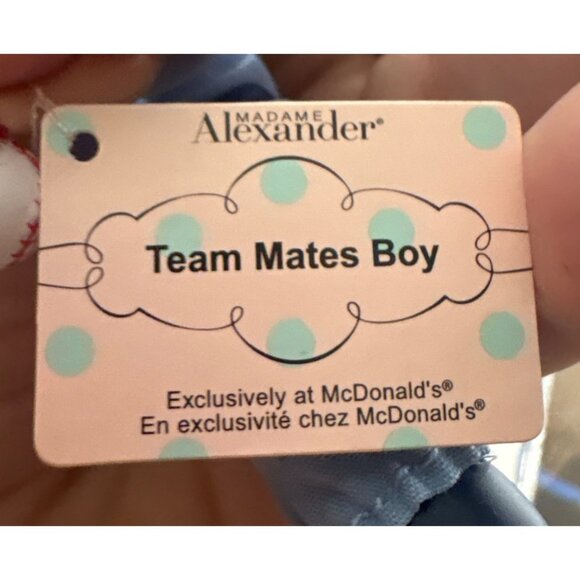 Madame Alexander Team Mates Baseball Doll Set Boy Girl McDonalds Sleepy Eyes - Picture 4 of 7